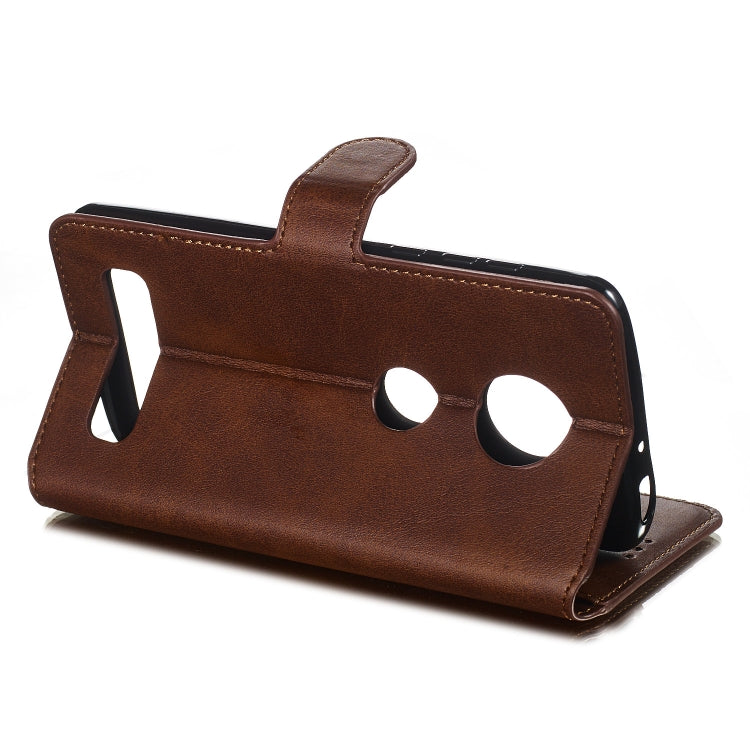 For Motorola Moto Z4 Play Solid Color Buckle Horizontal Flip Leather Case with Wallet & Holder & Card Slots