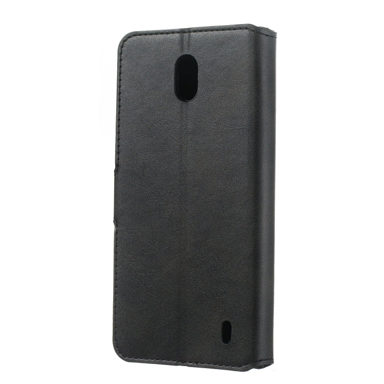 For Nokia 1 Plus Solid Color Buckle Horizontal Flip Leather Case with Wallet & Holder & Card Slots