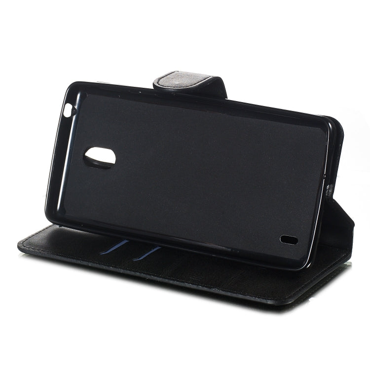 For Nokia 1 Plus Solid Color Buckle Horizontal Flip Leather Case with Wallet & Holder & Card Slots