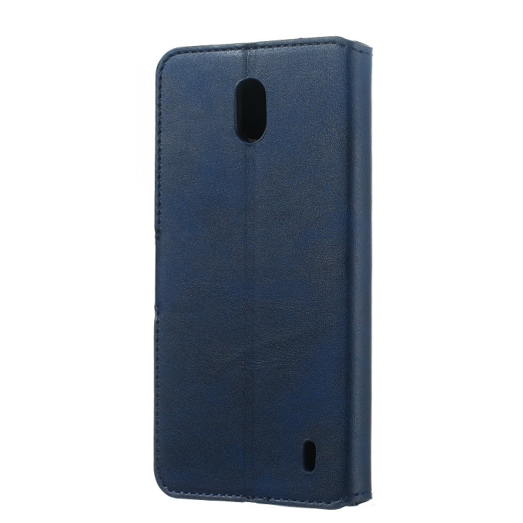 For Nokia 1 Plus Solid Color Buckle Horizontal Flip Leather Case with Wallet & Holder & Card Slots