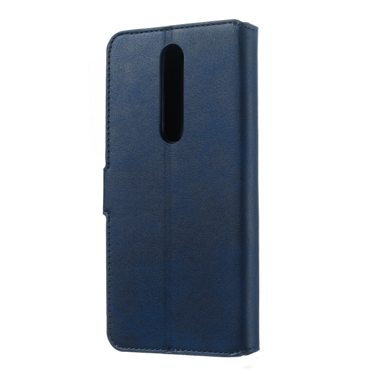 For Nokia 3.1 Plus Solid Color Buckle Horizontal Flip Leather Case with Wallet & Holder & Card Slots