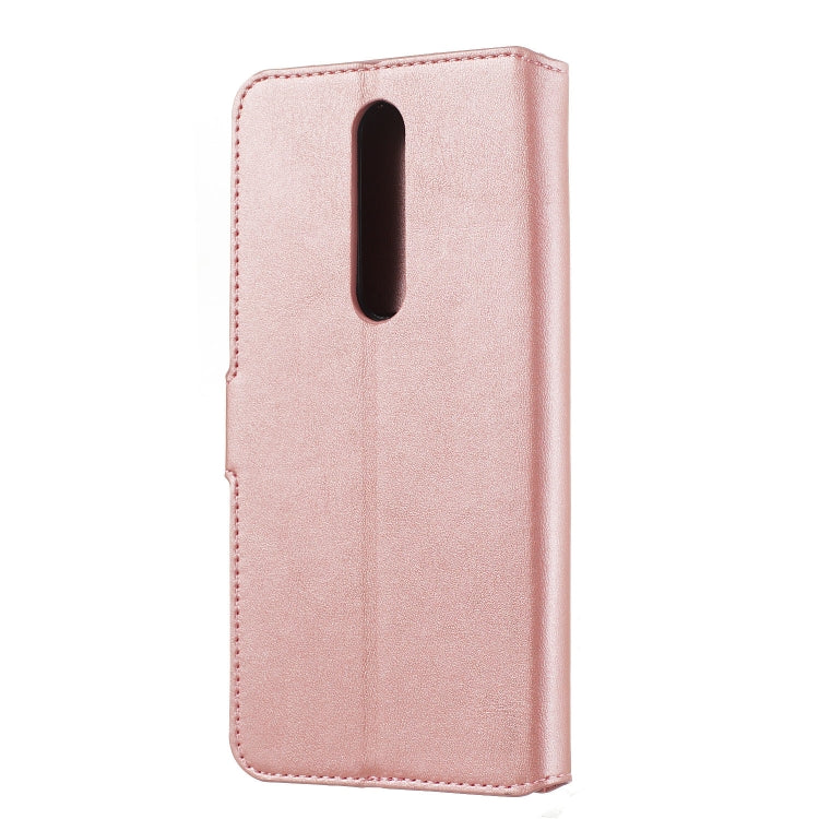 For Nokia 3.1 Plus Solid Color Buckle Horizontal Flip Leather Case with Wallet & Holder & Card Slots