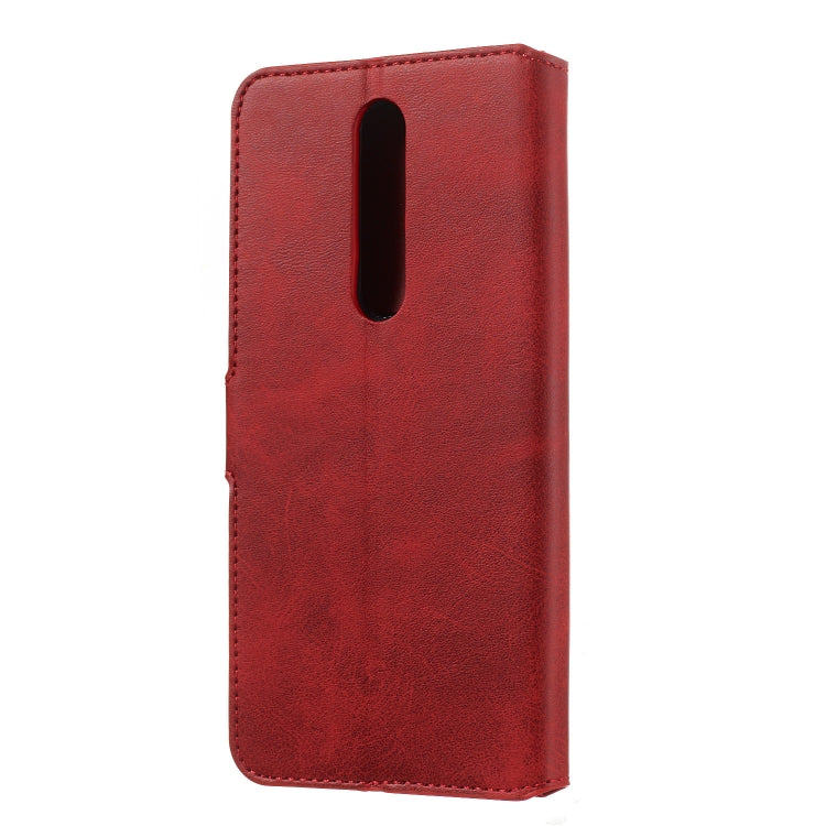 For Nokia 3.1 Plus Solid Color Buckle Horizontal Flip Leather Case with Wallet & Holder & Card Slots