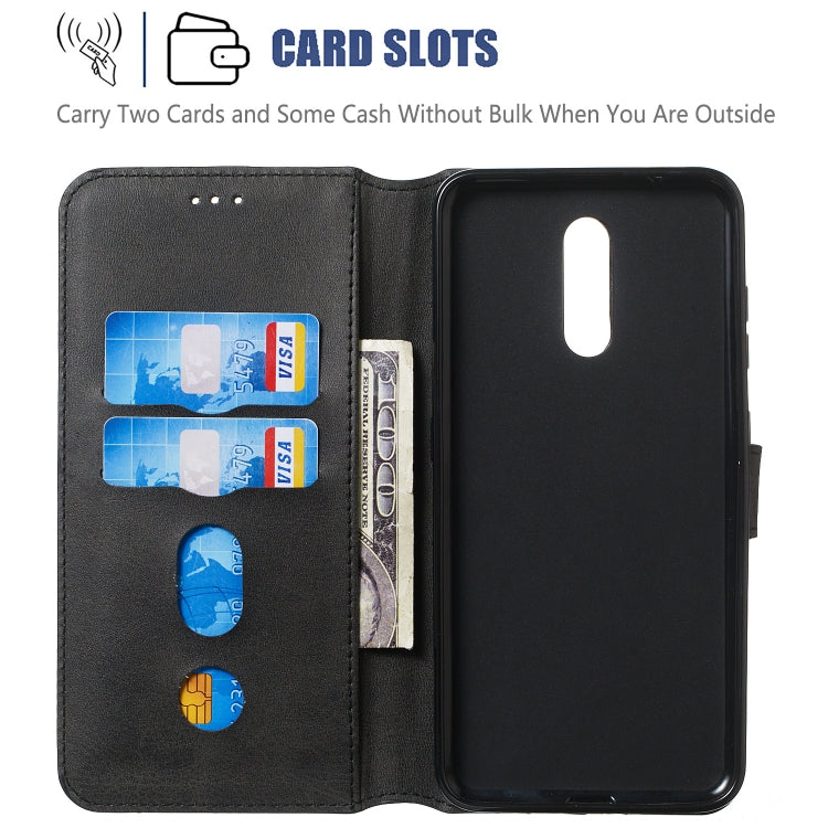 For Nokia 3.2 (2019) Solid Color Buckle Horizontal Flip Leather Case with Wallet & Holder & Card Slots