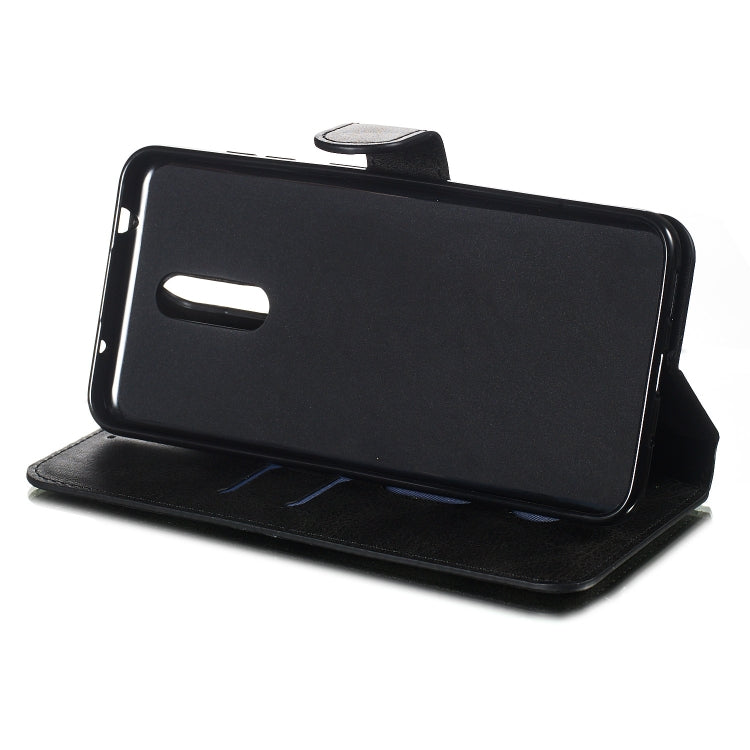 For Nokia 3.2 (2019) Solid Color Buckle Horizontal Flip Leather Case with Wallet & Holder & Card Slots