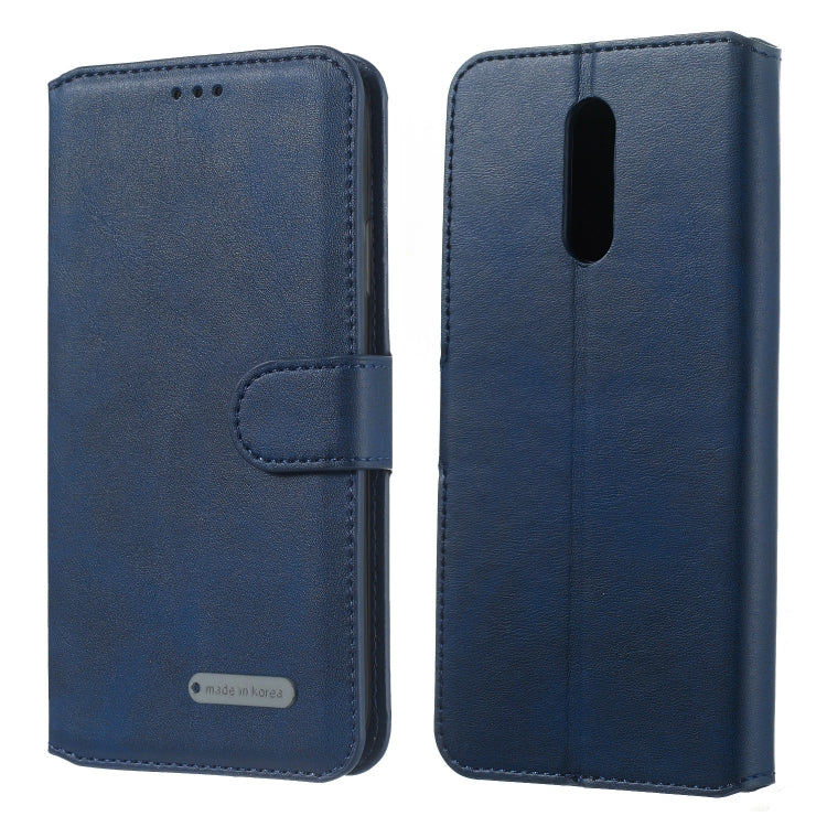 For Nokia 3.2 (2019) Solid Color Buckle Horizontal Flip Leather Case with Wallet & Holder & Card Slots
