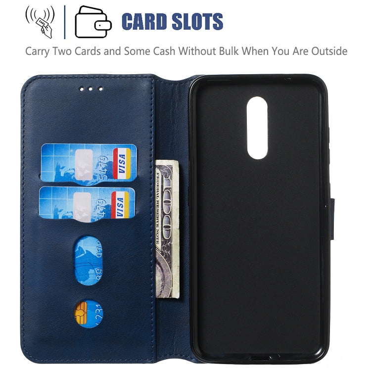 For Nokia 3.2 (2019) Solid Color Buckle Horizontal Flip Leather Case with Wallet & Holder & Card Slots