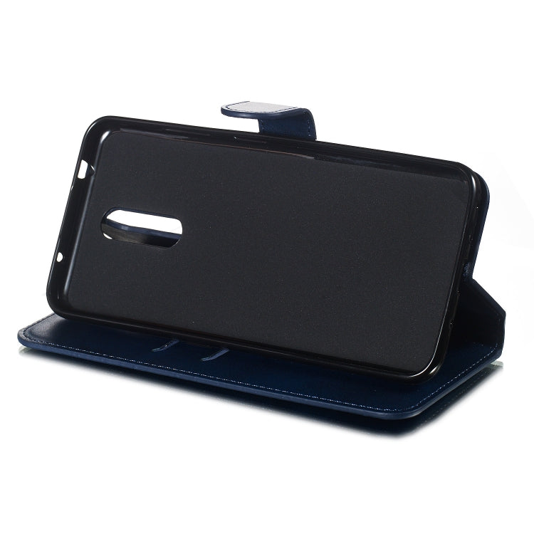 For Nokia 3.2 (2019) Solid Color Buckle Horizontal Flip Leather Case with Wallet & Holder & Card Slots