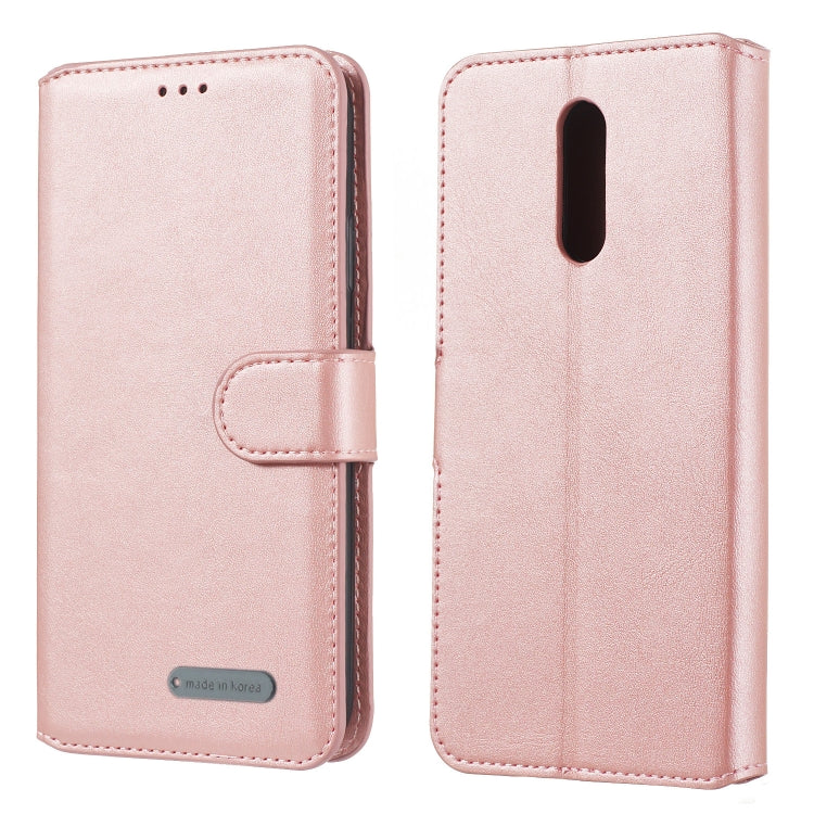 For Nokia 3.2 (2019) Solid Color Buckle Horizontal Flip Leather Case with Wallet & Holder & Card Slots