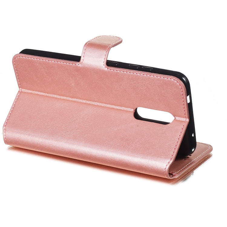 For Nokia 3.2 (2019) Solid Color Buckle Horizontal Flip Leather Case with Wallet & Holder & Card Slots
