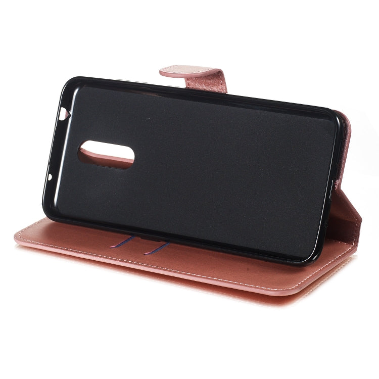 For Nokia 3.2 (2019) Solid Color Buckle Horizontal Flip Leather Case with Wallet & Holder & Card Slots