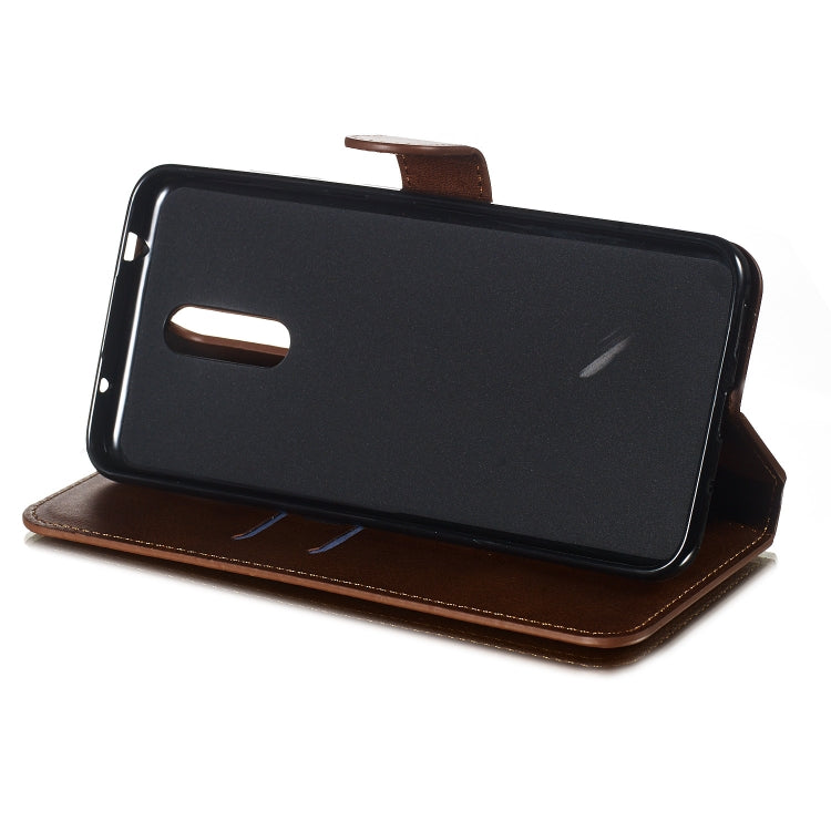 For Nokia 3.2 (2019) Solid Color Buckle Horizontal Flip Leather Case with Wallet & Holder & Card Slots