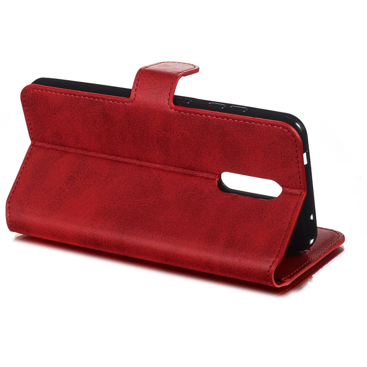 For Nokia 3.2 (2019) Solid Color Buckle Horizontal Flip Leather Case with Wallet & Holder & Card Slots