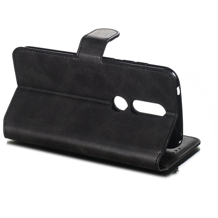For Nokia 4.2 (2019) Solid Color Buckle Horizontal Flip Leather Case with Wallet & Holder & Card Slots