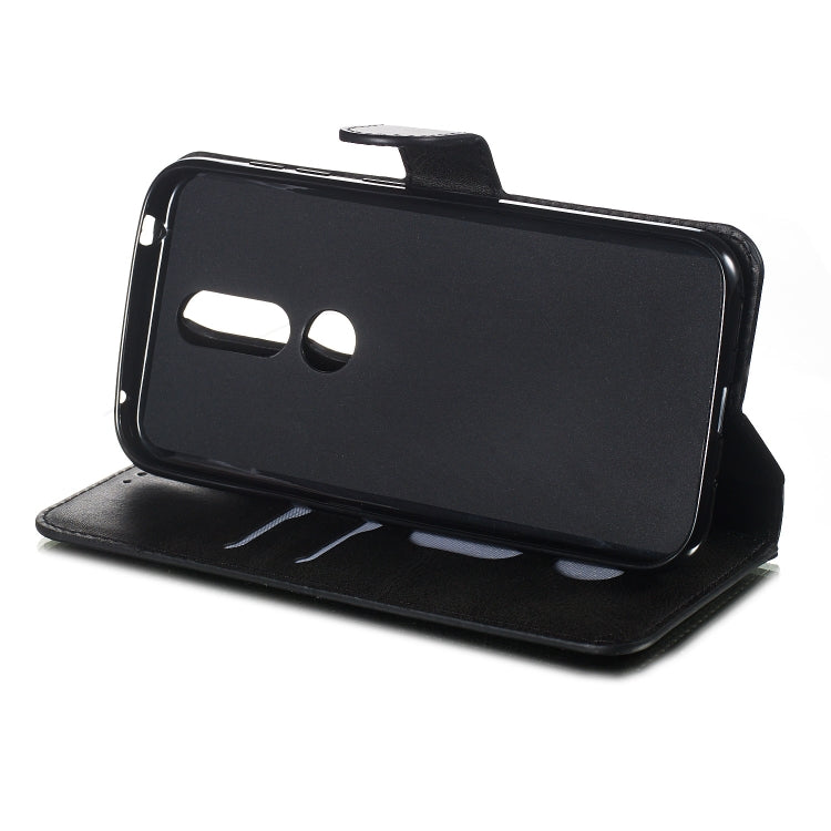 For Nokia 4.2 (2019) Solid Color Buckle Horizontal Flip Leather Case with Wallet & Holder & Card Slots