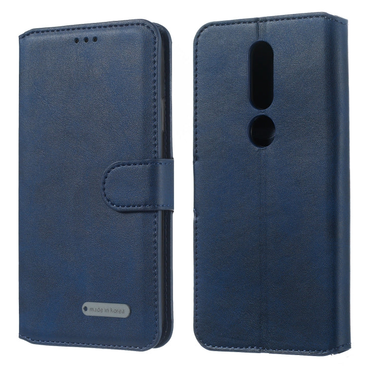 For Nokia 4.2 (2019) Solid Color Buckle Horizontal Flip Leather Case with Wallet & Holder & Card Slots
