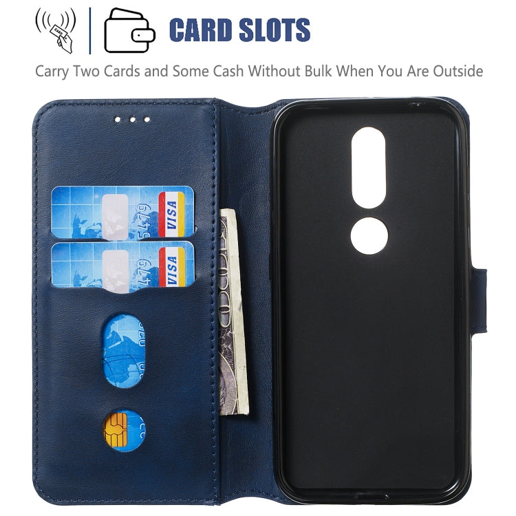 For Nokia 4.2 (2019) Solid Color Buckle Horizontal Flip Leather Case with Wallet & Holder & Card Slots