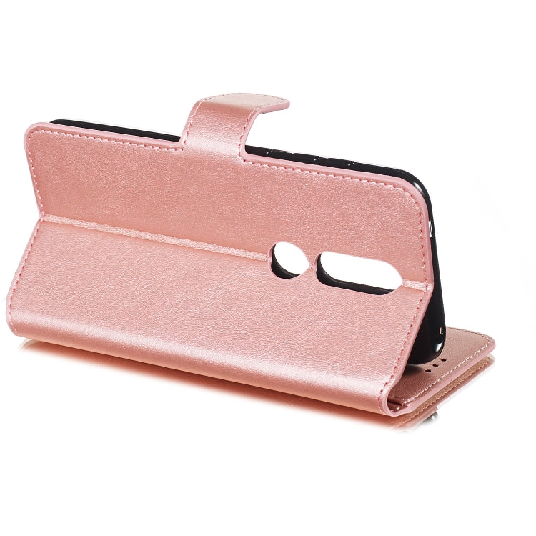 For Nokia 4.2 (2019) Solid Color Buckle Horizontal Flip Leather Case with Wallet & Holder & Card Slots