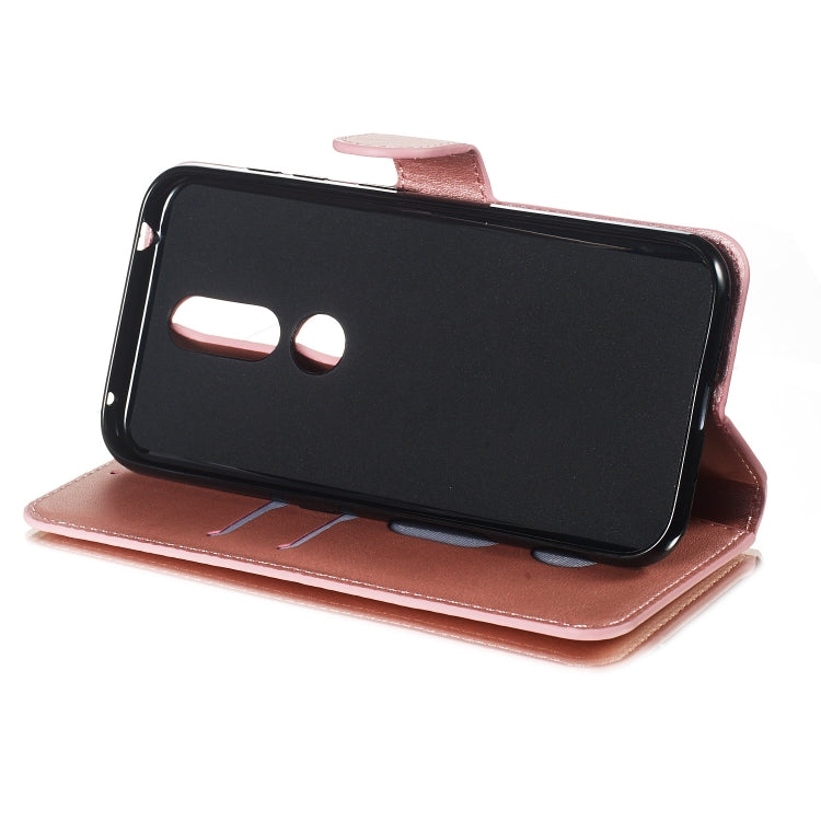 For Nokia 4.2 (2019) Solid Color Buckle Horizontal Flip Leather Case with Wallet & Holder & Card Slots