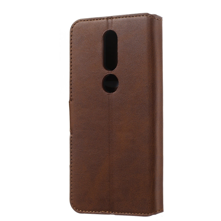 For Nokia 4.2 (2019) Solid Color Buckle Horizontal Flip Leather Case with Wallet & Holder & Card Slots
