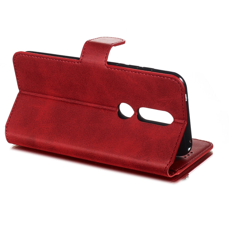 For Nokia 4.2 (2019) Solid Color Buckle Horizontal Flip Leather Case with Wallet & Holder & Card Slots