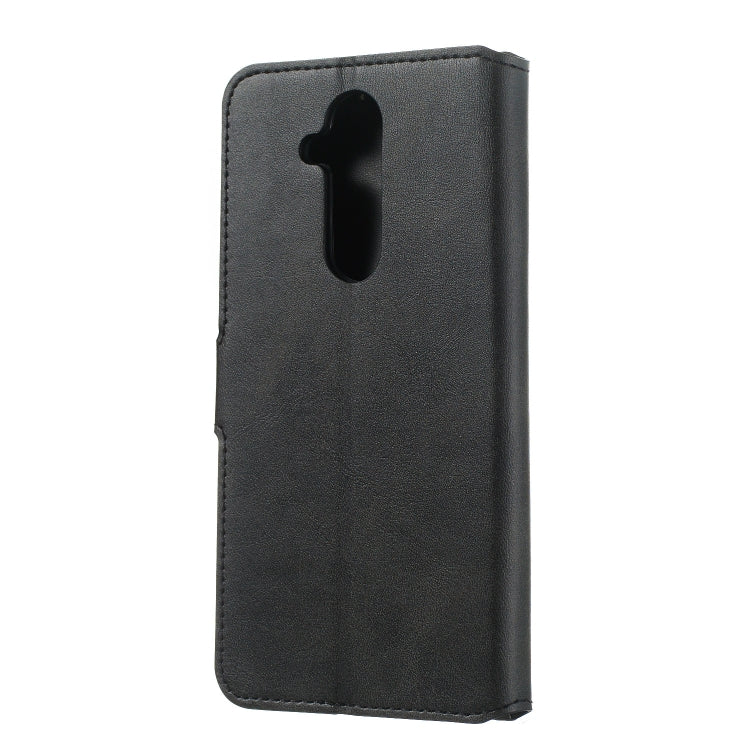 For Nokia 7.1 Plus / 8.1 / X7 Solid Color Buckle Horizontal Flip Leather Case with Wallet & Holder & Card Slots