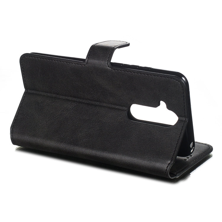 For Nokia 7.1 Plus / 8.1 / X7 Solid Color Buckle Horizontal Flip Leather Case with Wallet & Holder & Card Slots