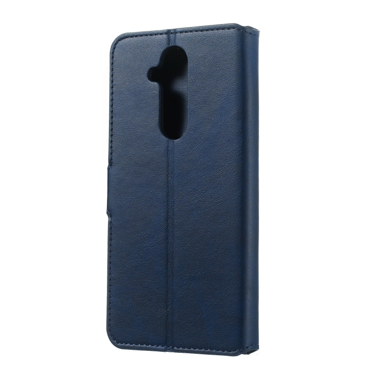 For Nokia 8.1 Plus / X7i Solid Color Buckle Horizontal Flip Leather Case with Wallet & Holder & Card Slots