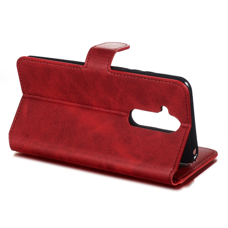 For Nokia 8.1 Plus / X7i Solid Color Buckle Horizontal Flip Leather Case with Wallet & Holder & Card Slots