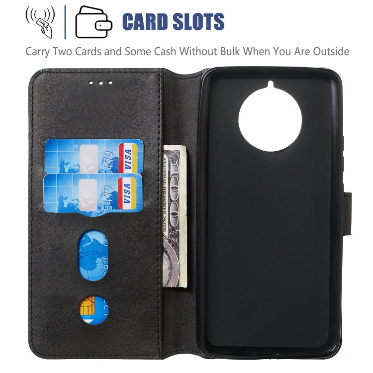 For Nokia 9 PureView Solid Color Buckle Horizontal Flip Leather Case with Wallet & Holder & Card Slots