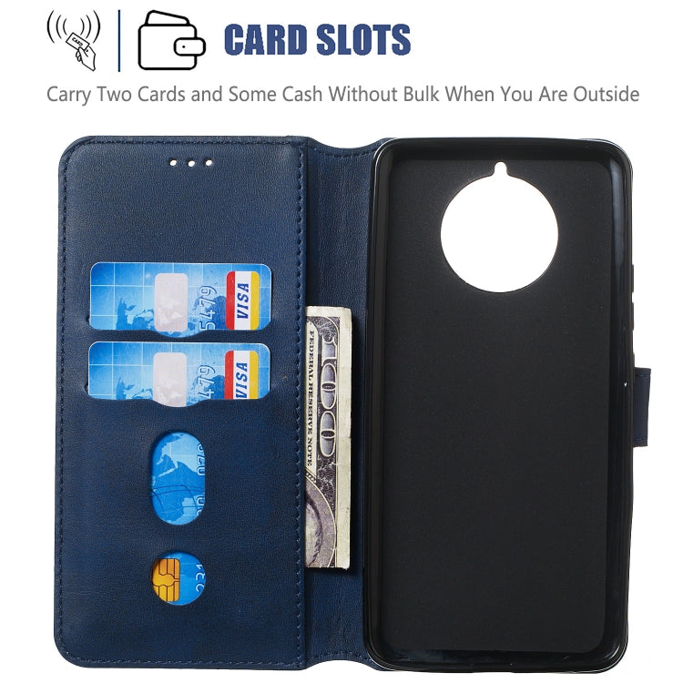 For Nokia 9 PureView Solid Color Buckle Horizontal Flip Leather Case with Wallet & Holder & Card Slots