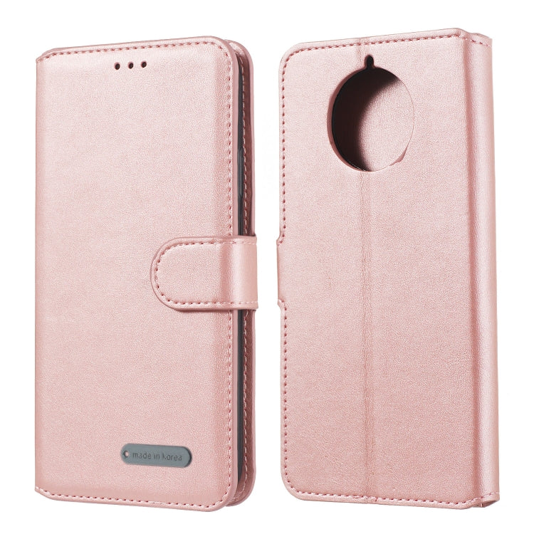For Nokia 9 PureView Solid Color Buckle Horizontal Flip Leather Case with Wallet & Holder & Card Slots
