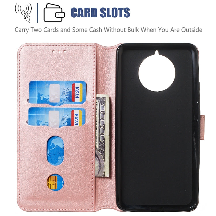 For Nokia 9 PureView Solid Color Buckle Horizontal Flip Leather Case with Wallet & Holder & Card Slots