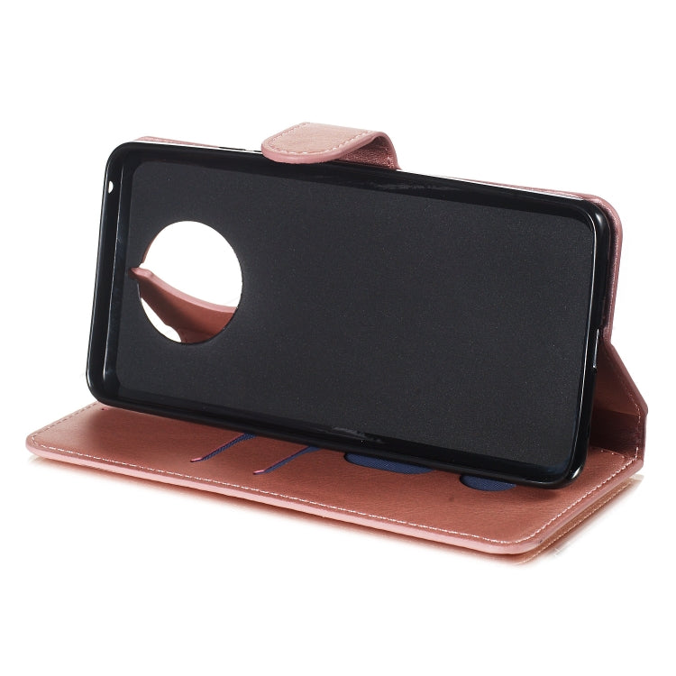 For Nokia 9 PureView Solid Color Buckle Horizontal Flip Leather Case with Wallet & Holder & Card Slots