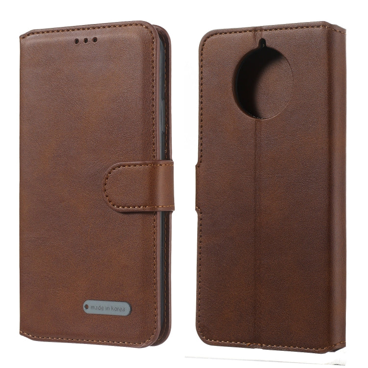 For Nokia 9 PureView Solid Color Buckle Horizontal Flip Leather Case with Wallet & Holder & Card Slots