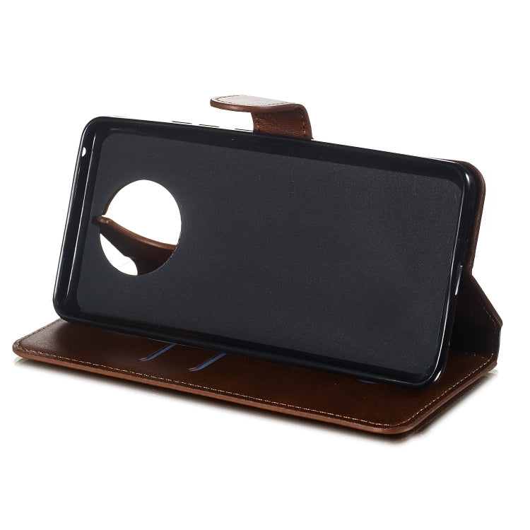 For Nokia 9 PureView Solid Color Buckle Horizontal Flip Leather Case with Wallet & Holder & Card Slots