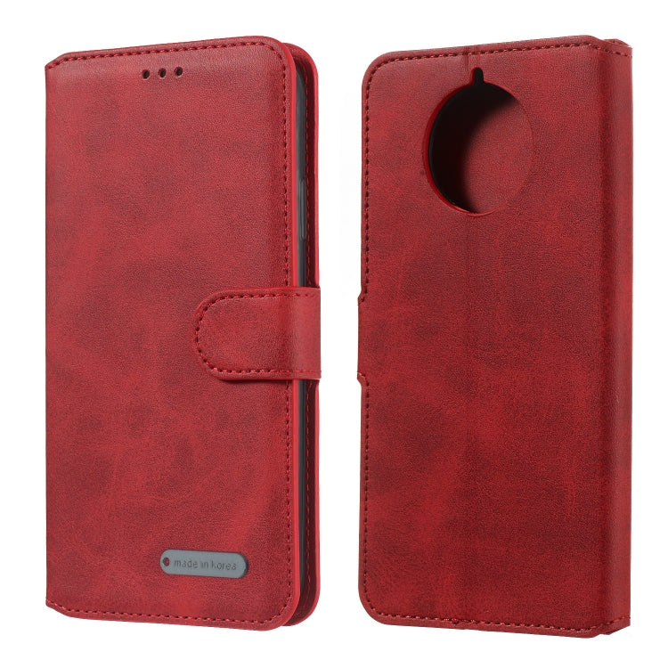 For Nokia 9 PureView Solid Color Buckle Horizontal Flip Leather Case with Wallet & Holder & Card Slots