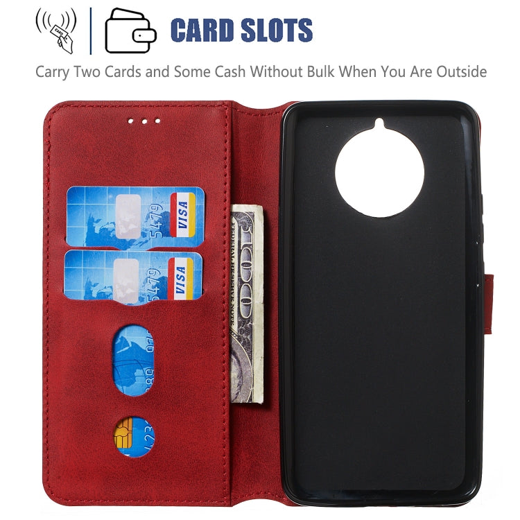 For Nokia 9 PureView Solid Color Buckle Horizontal Flip Leather Case with Wallet & Holder & Card Slots