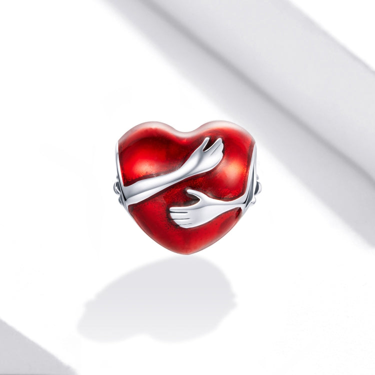 S925 Sterling Silver Love Hug Beads DIY Bracelet Necklace Accessories