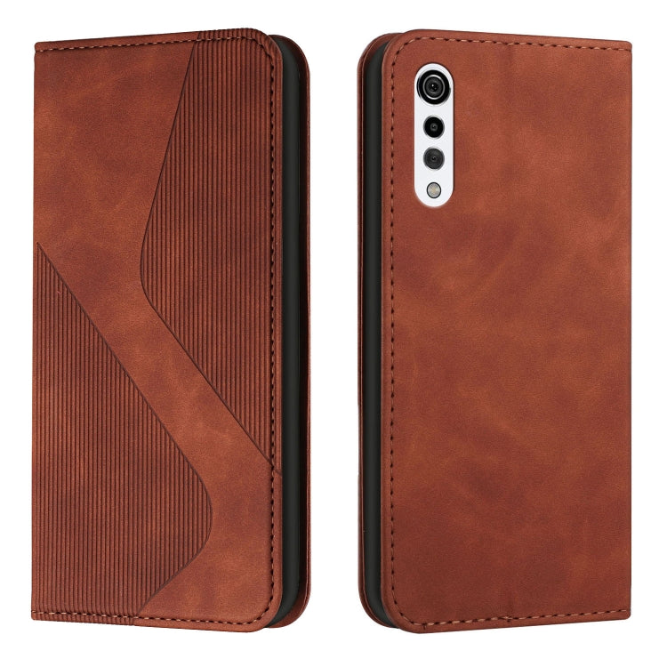 For LG Velvet 2 Pro Skin Feel Magnetic S-type Solid Color Horizontal Flip Leather Case with Holder & Card Slot & Wallet