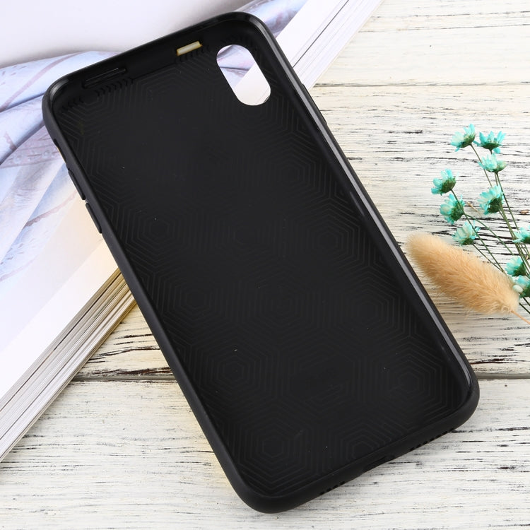 For iPhone X / XS PC + TPU Shockproof Protective Back Case With AirPods Storage Box