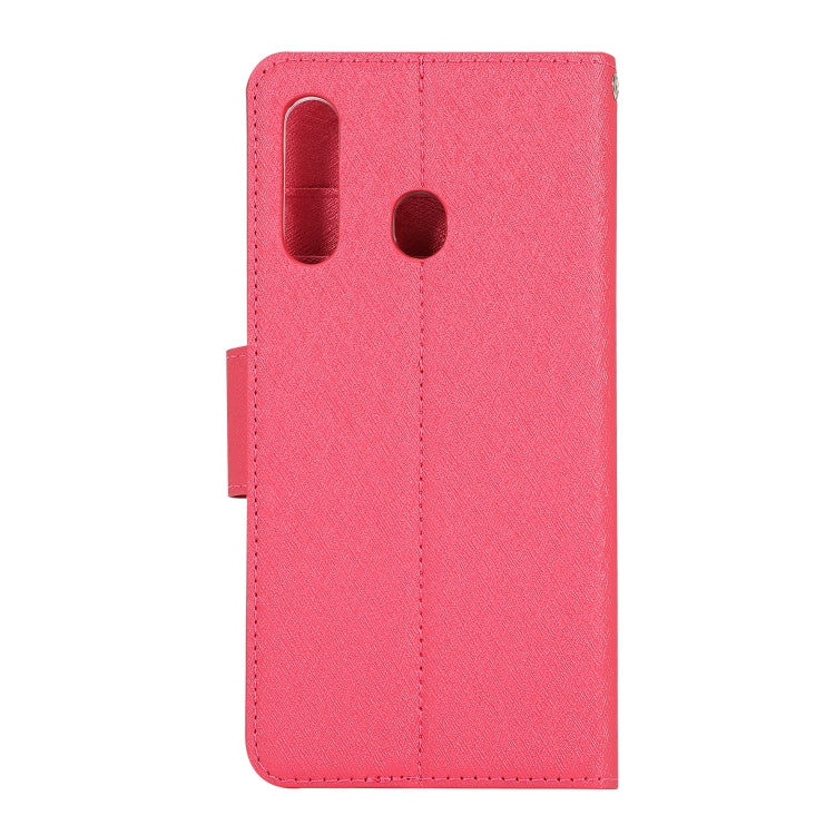 For Galaxy A20s Silk Texture Horizontal Flip Leather Case with Holder & Card Slots & Wallet & Photo Frame