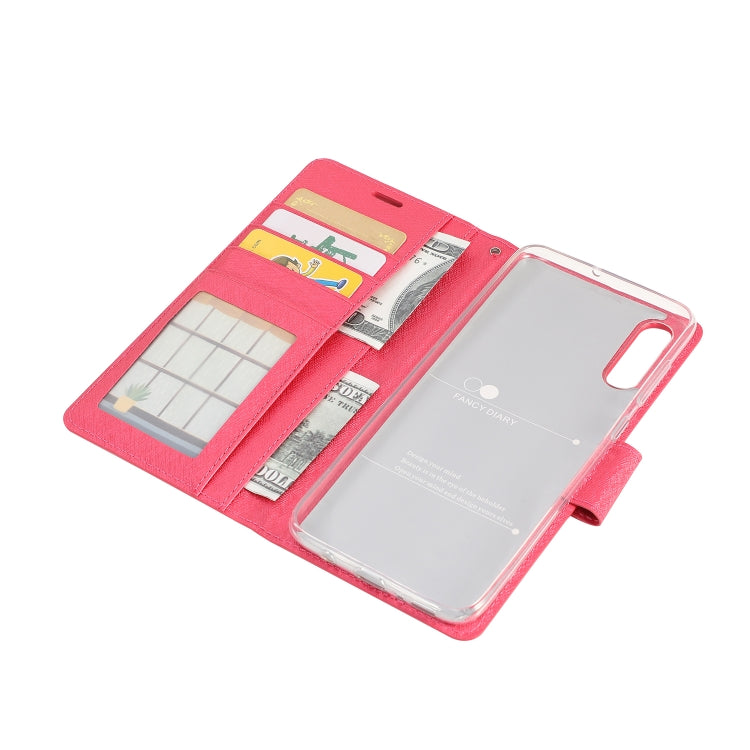 For Galaxy A50s & A50 & A30 Silk Texture Horizontal Flip Leather Case with Holder & Card Slots & Wallet & Photo Frame