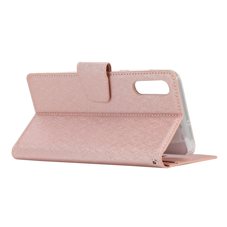 For Galaxy A50s & A50 & A30 Silk Texture Horizontal Flip Leather Case with Holder & Card Slots & Wallet & Photo Frame