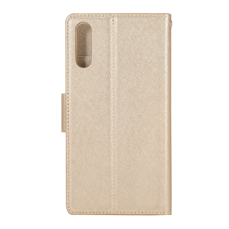 For Galaxy A50s & A50 & A30 Silk Texture Horizontal Flip Leather Case with Holder & Card Slots & Wallet & Photo Frame
