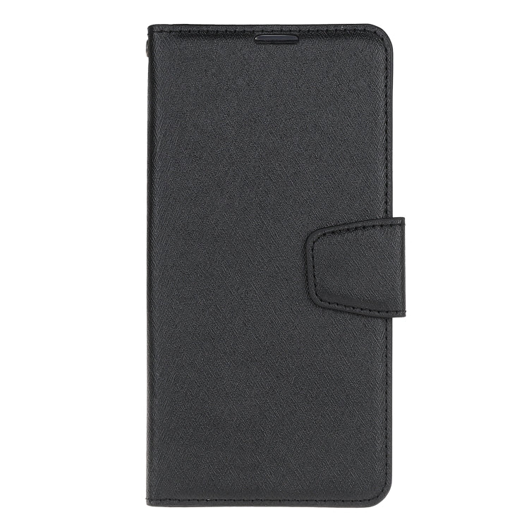 For Galaxy Note 10 Silk Texture Horizontal Flip Leather Case with Holder & Card Slots & Wallet & Photo Frame