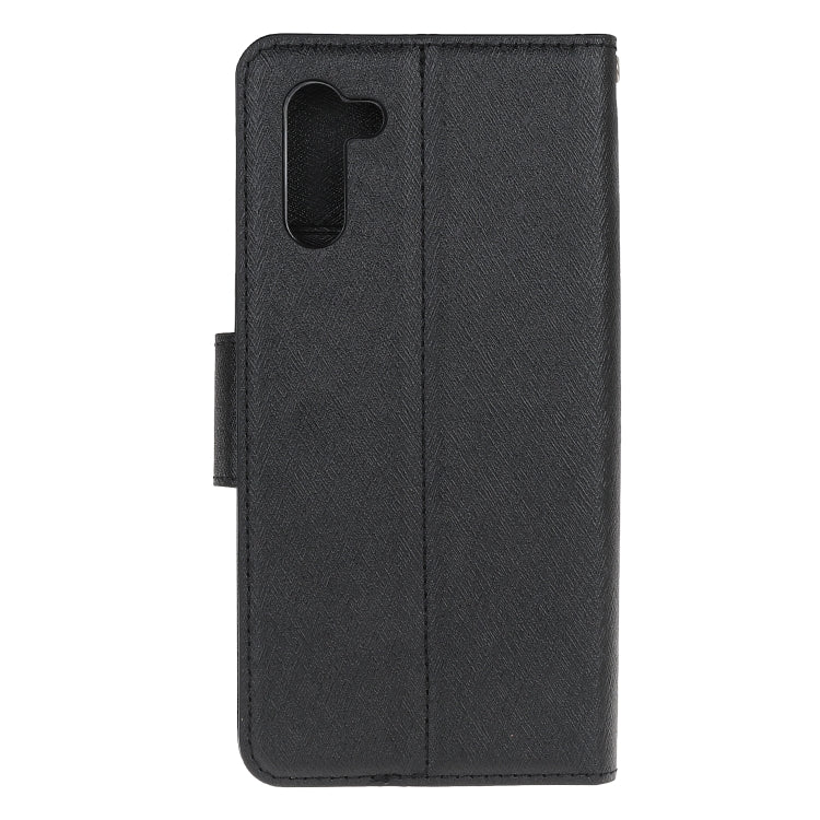 For Galaxy Note 10 Silk Texture Horizontal Flip Leather Case with Holder & Card Slots & Wallet & Photo Frame