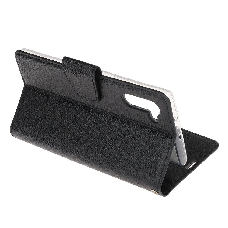 For Galaxy Note 10 Silk Texture Horizontal Flip Leather Case with Holder & Card Slots & Wallet & Photo Frame