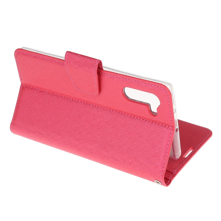 For Galaxy Note 10 Silk Texture Horizontal Flip Leather Case with Holder & Card Slots & Wallet & Photo Frame