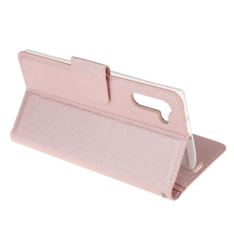 For Galaxy Note 10 Silk Texture Horizontal Flip Leather Case with Holder & Card Slots & Wallet & Photo Frame